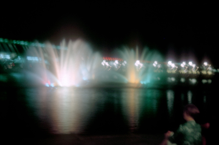 001 - Fountains at night (blurry)