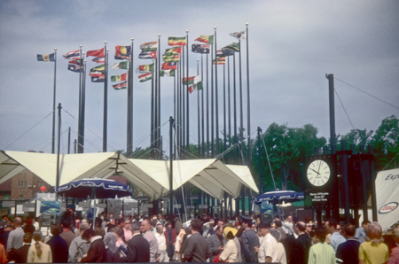 002 - Entrance and flags